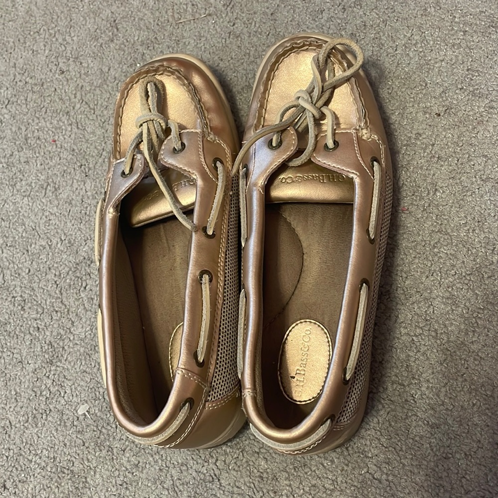 Pink Shimmery Sperrys